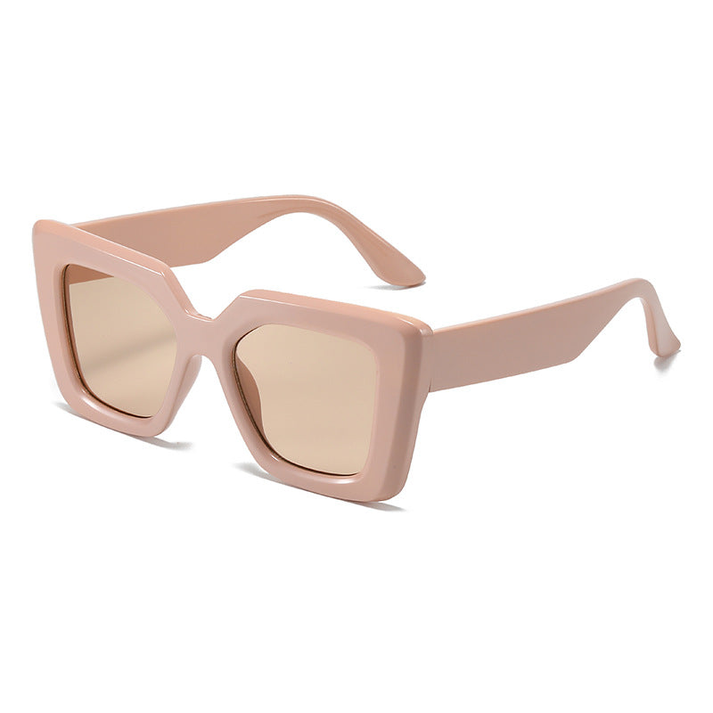 Gafas de sol cuadradas de gran tamaño Gafas de sol vintage Tonos retro chic
