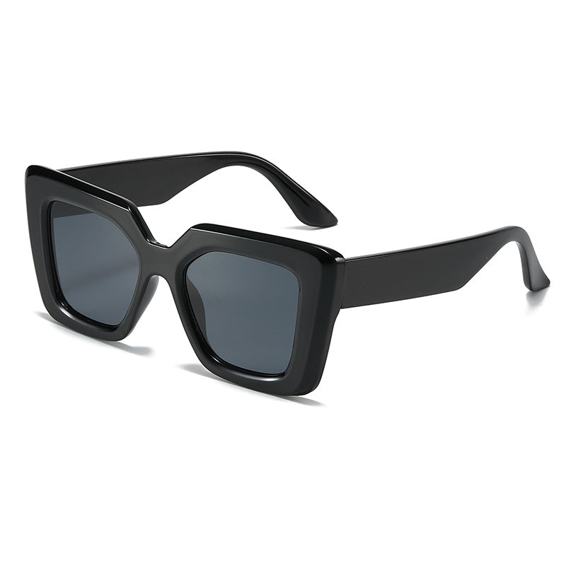 Gafas de sol cuadradas de gran tamaño Gafas de sol vintage Tonos retro chic
