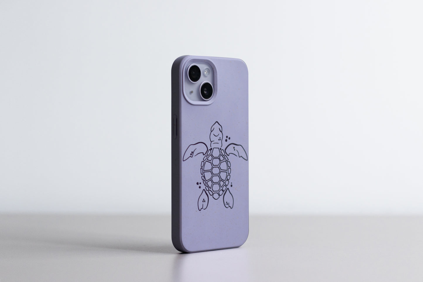 Purple Ocean Turtle Biodegradable iPhone Case