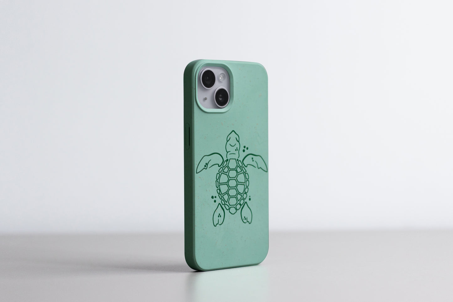 Green Ocean Turtle Biodegradable Compostable iPhone Case