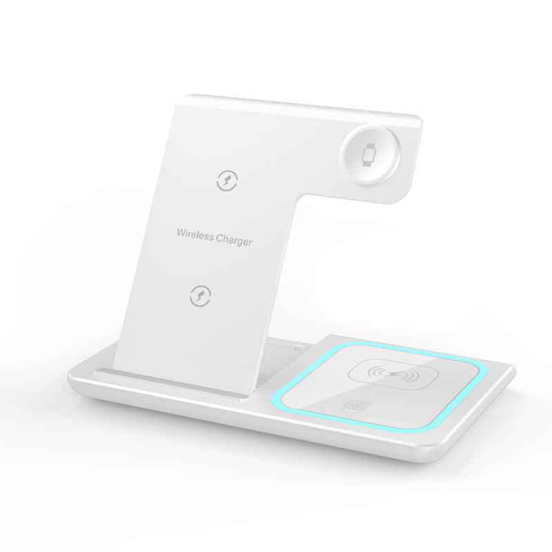 Wireless Charger 3 in 1, Foldable Wireless Charging Station for iPhone, iWatch and Airpods