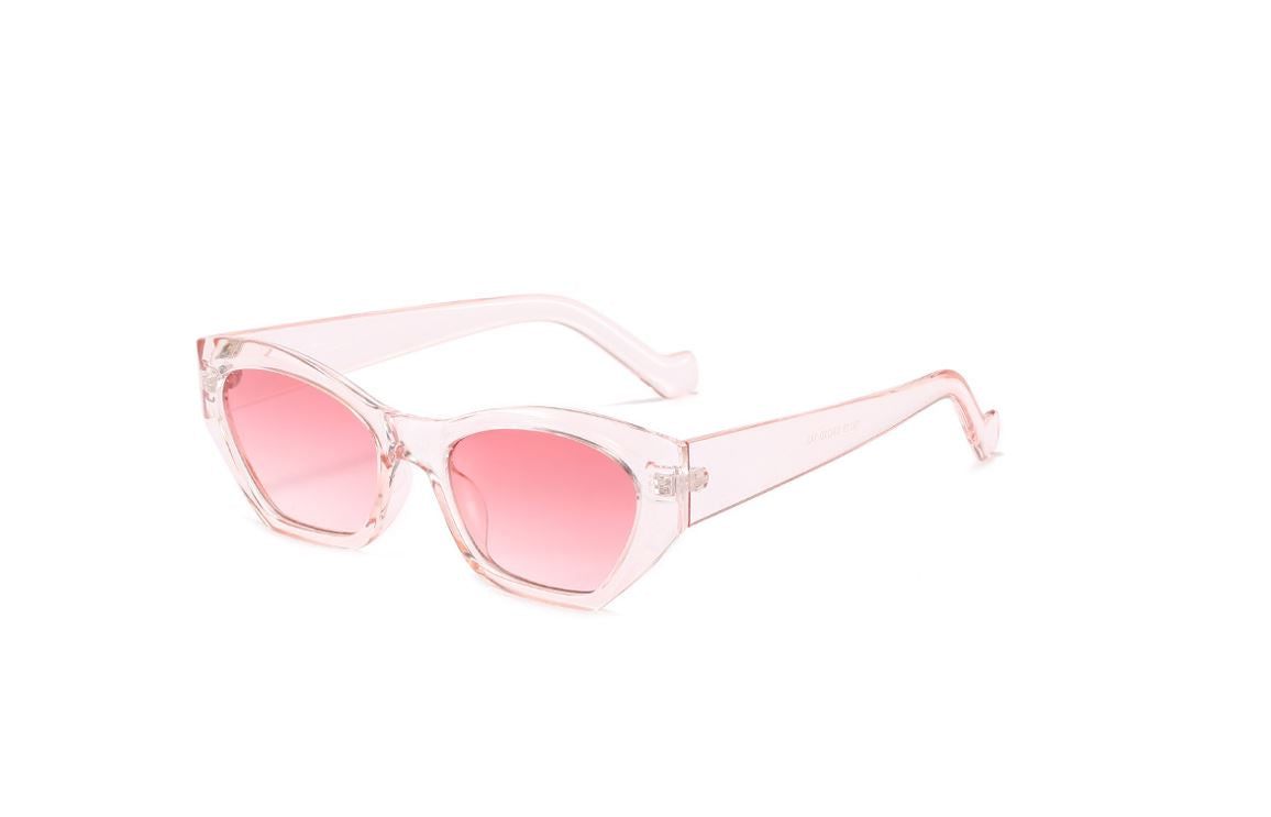 Lunettes de soleil œil-de-chat polygonales