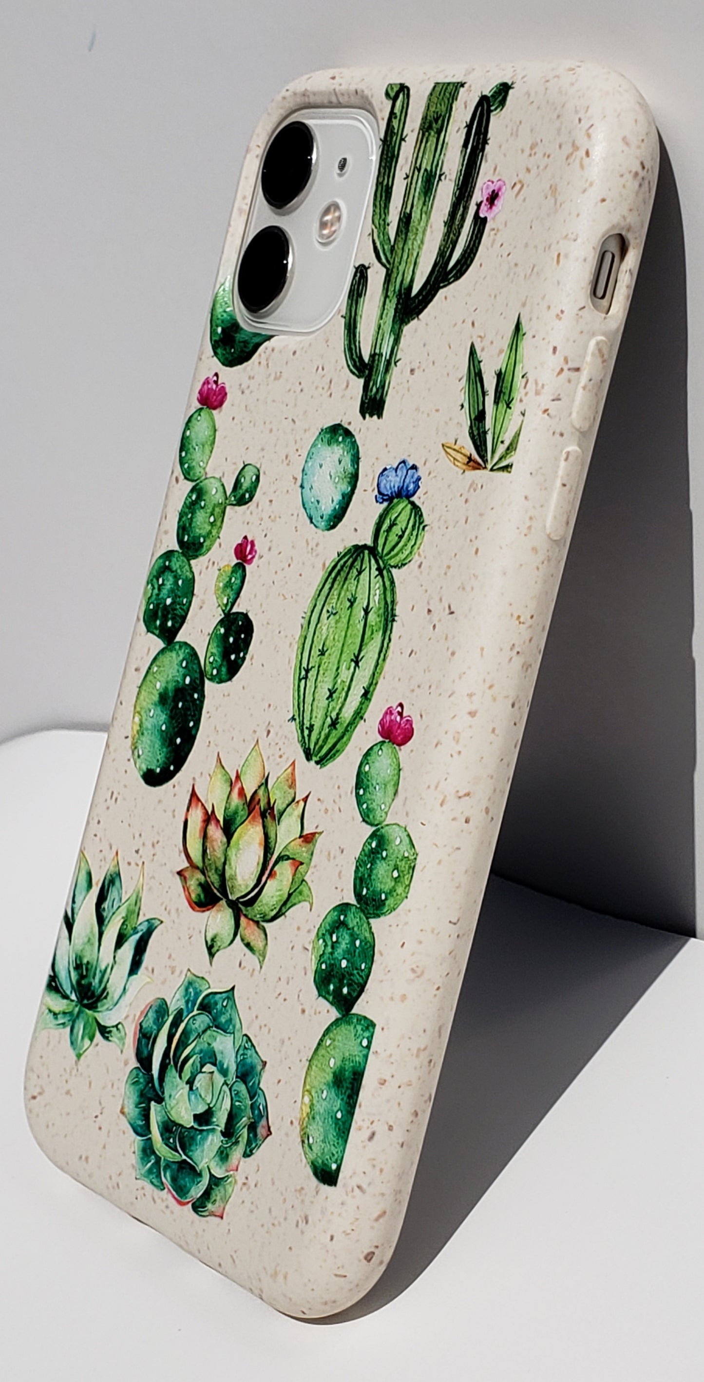 Cactus Flowers Biodegradable iPhone Case