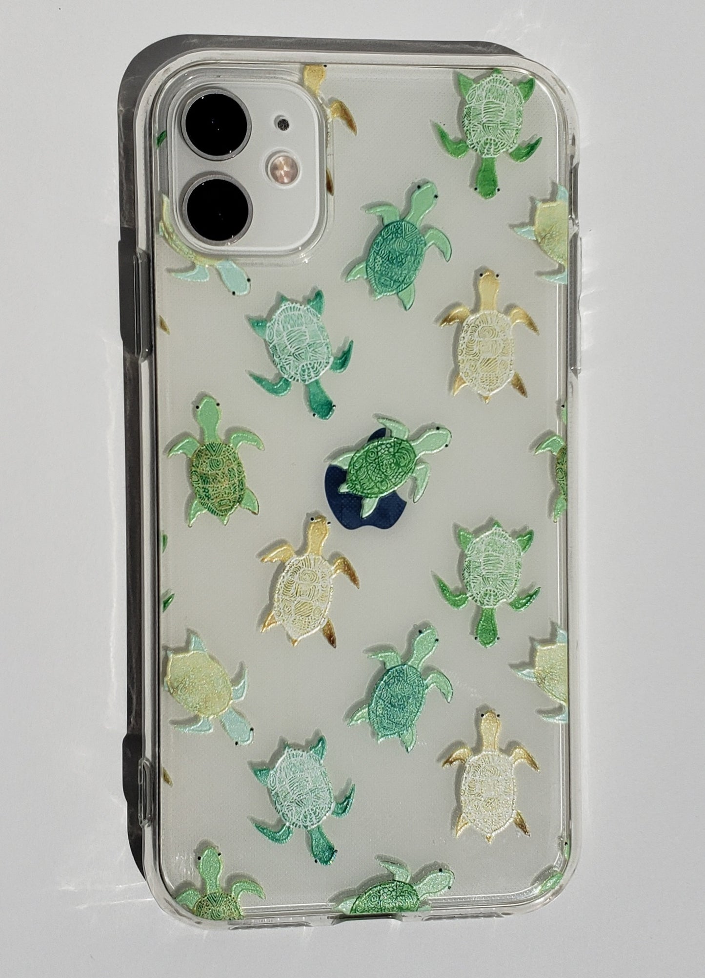 Coque iPhone Transparente Tortues de Mer