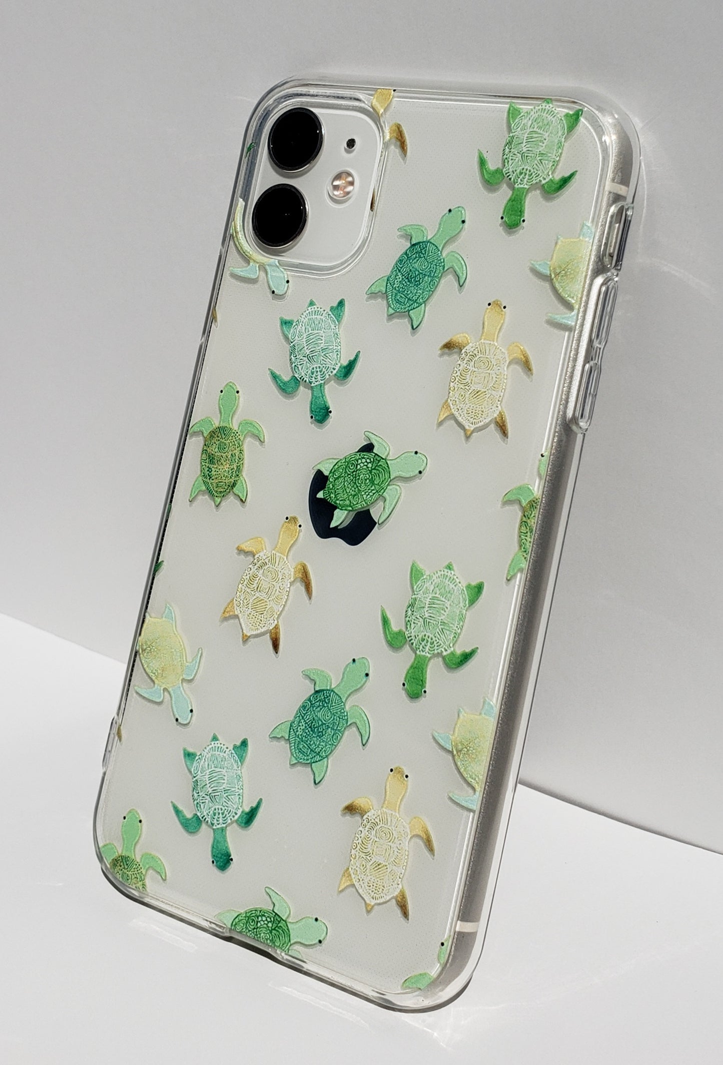Coque iPhone Transparente Tortues de Mer