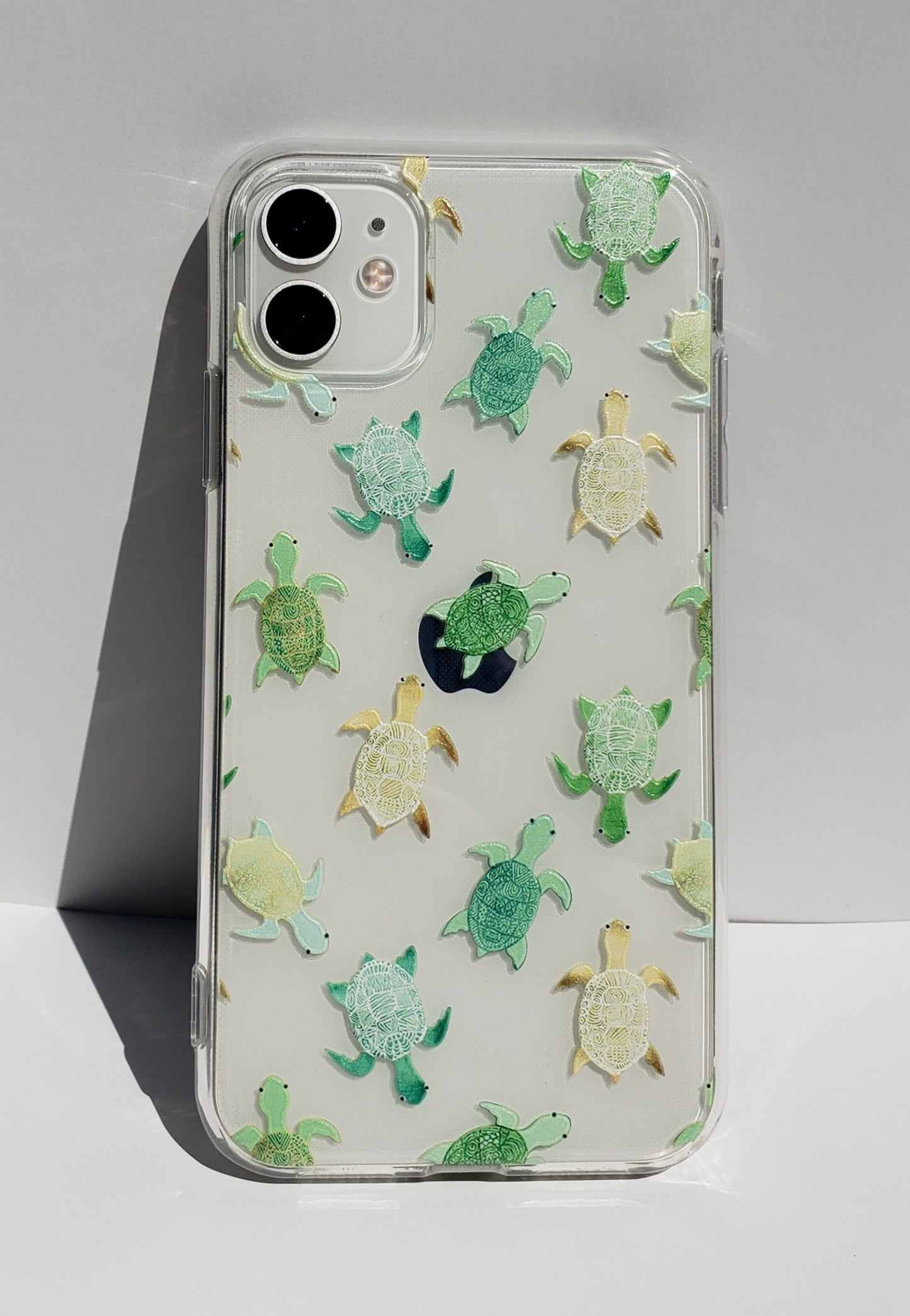 Coque iPhone Transparente Tortues de Mer