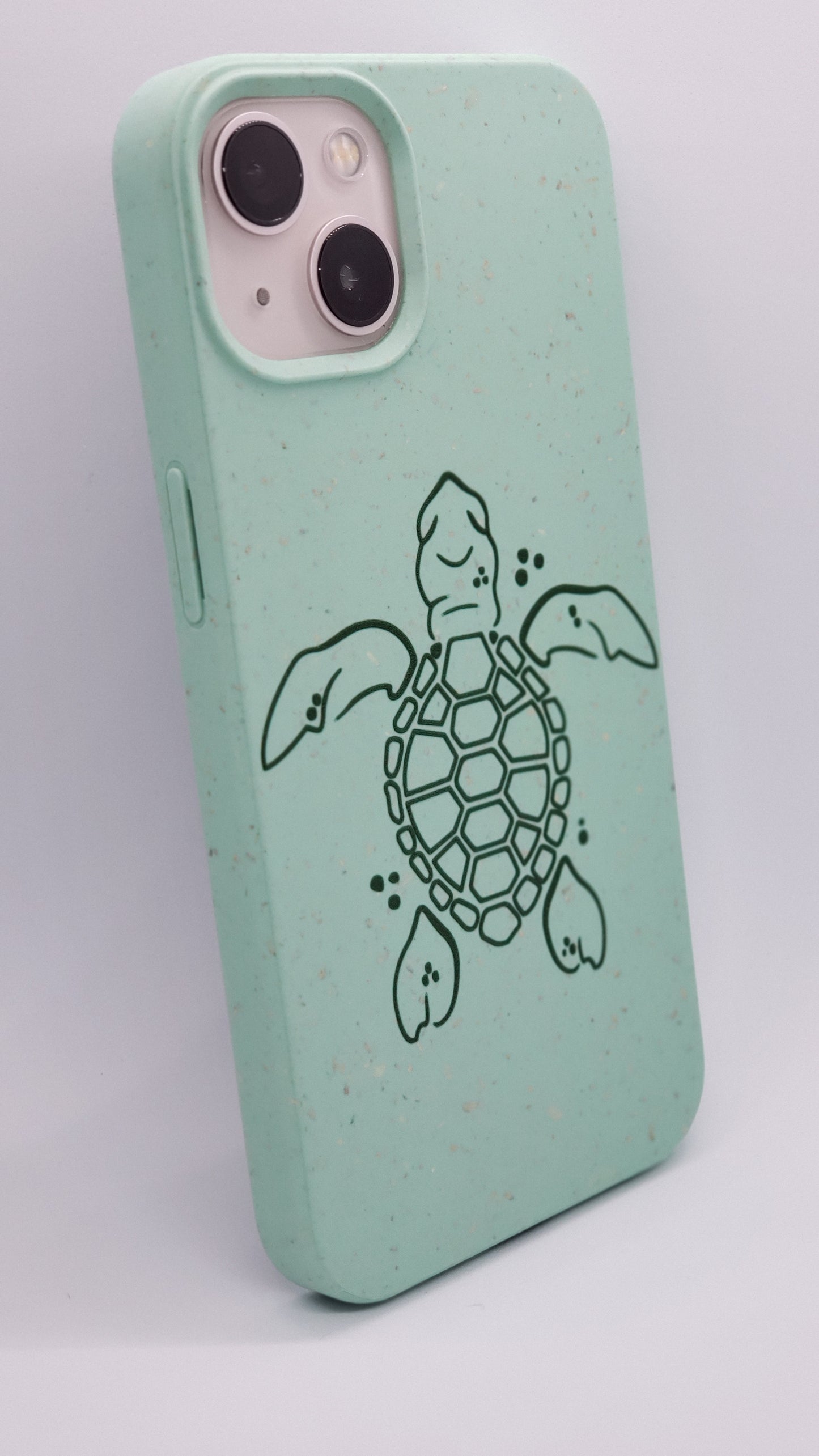 Green Ocean Turtle Biodegradable Compostable iPhone Case