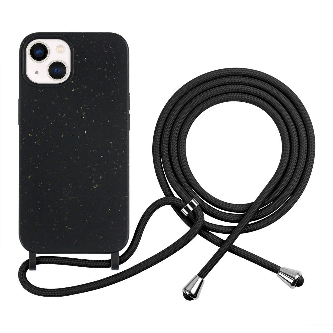 Biodegradable Compostable iPhone Case with Adjustable Lanyard