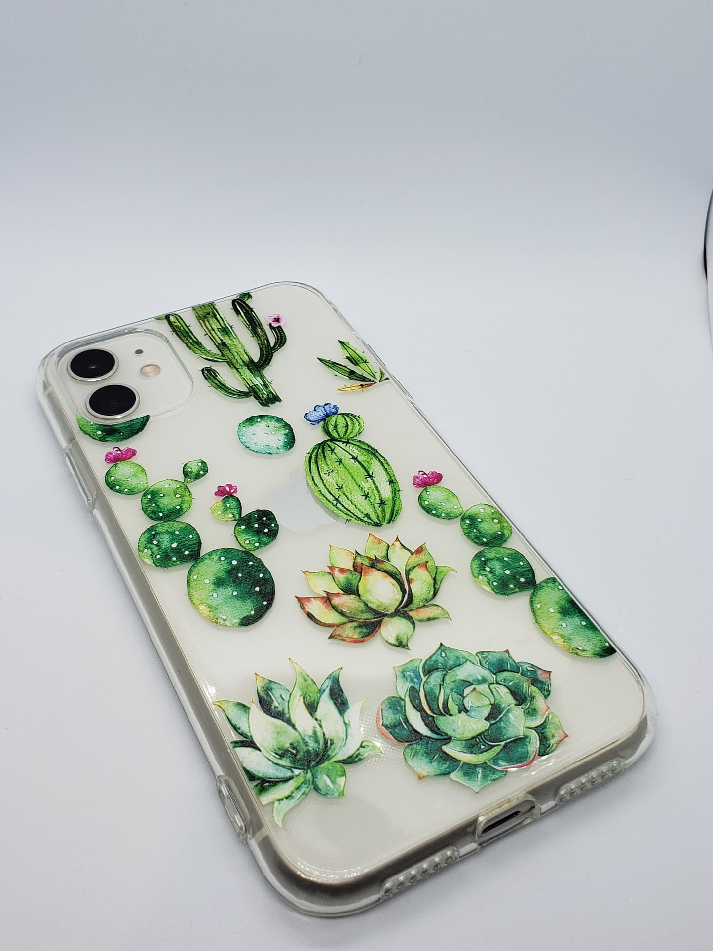 Cactus flowers iphone 11 case hoolaboutique