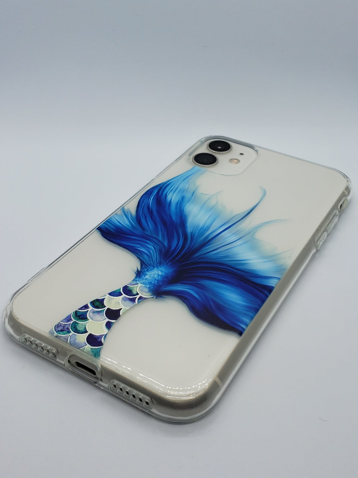 Mermaid Tail Transparent Clear iPhone Case