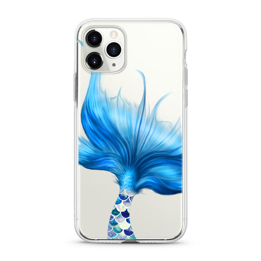 "Mermaid Tail" Clear iPhone Case