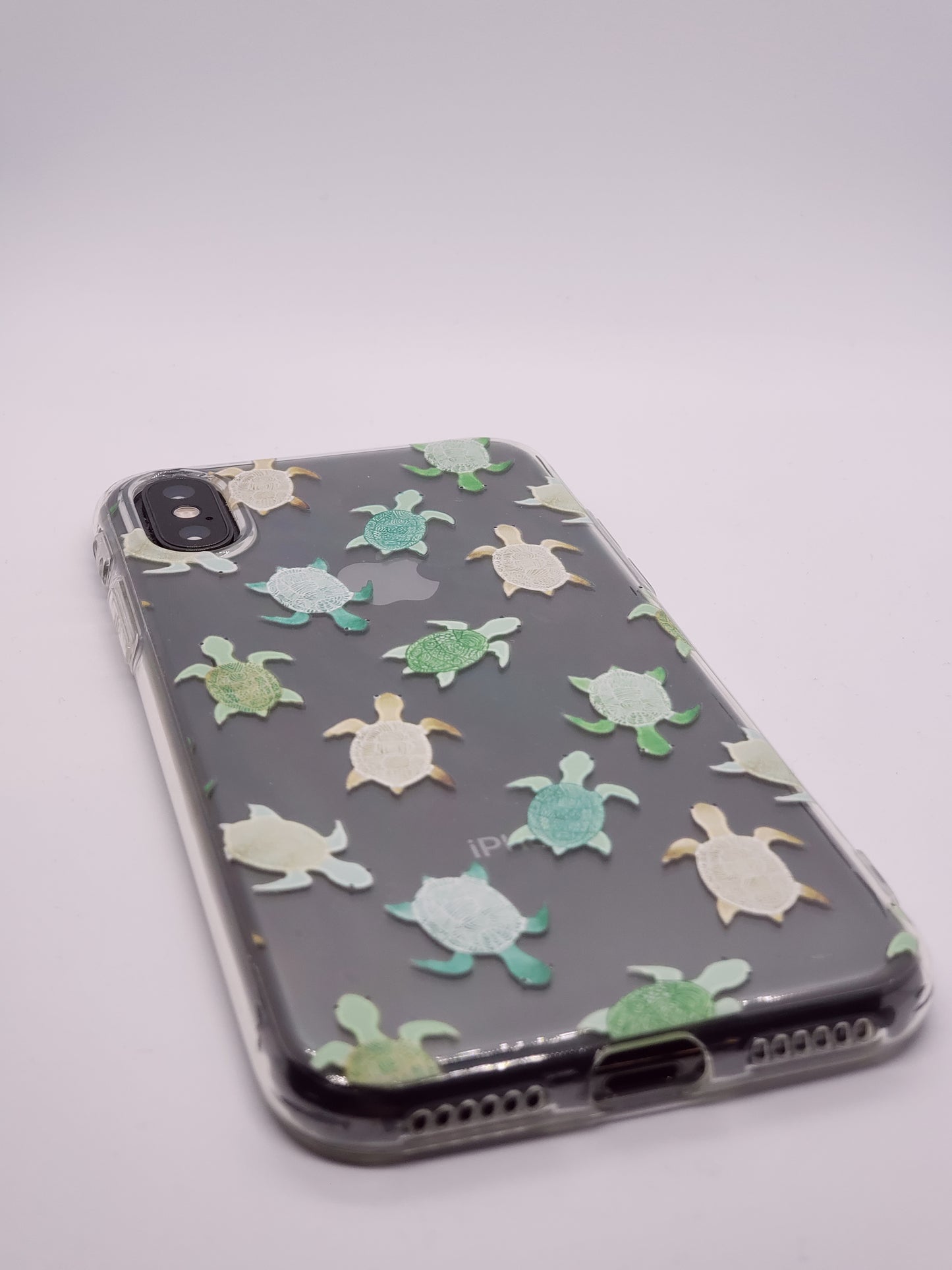 Coque iPhone Transparente Tortues de Mer