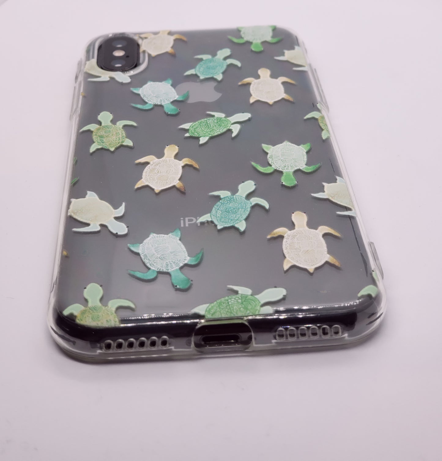 Coque iPhone Transparente Tortues de Mer