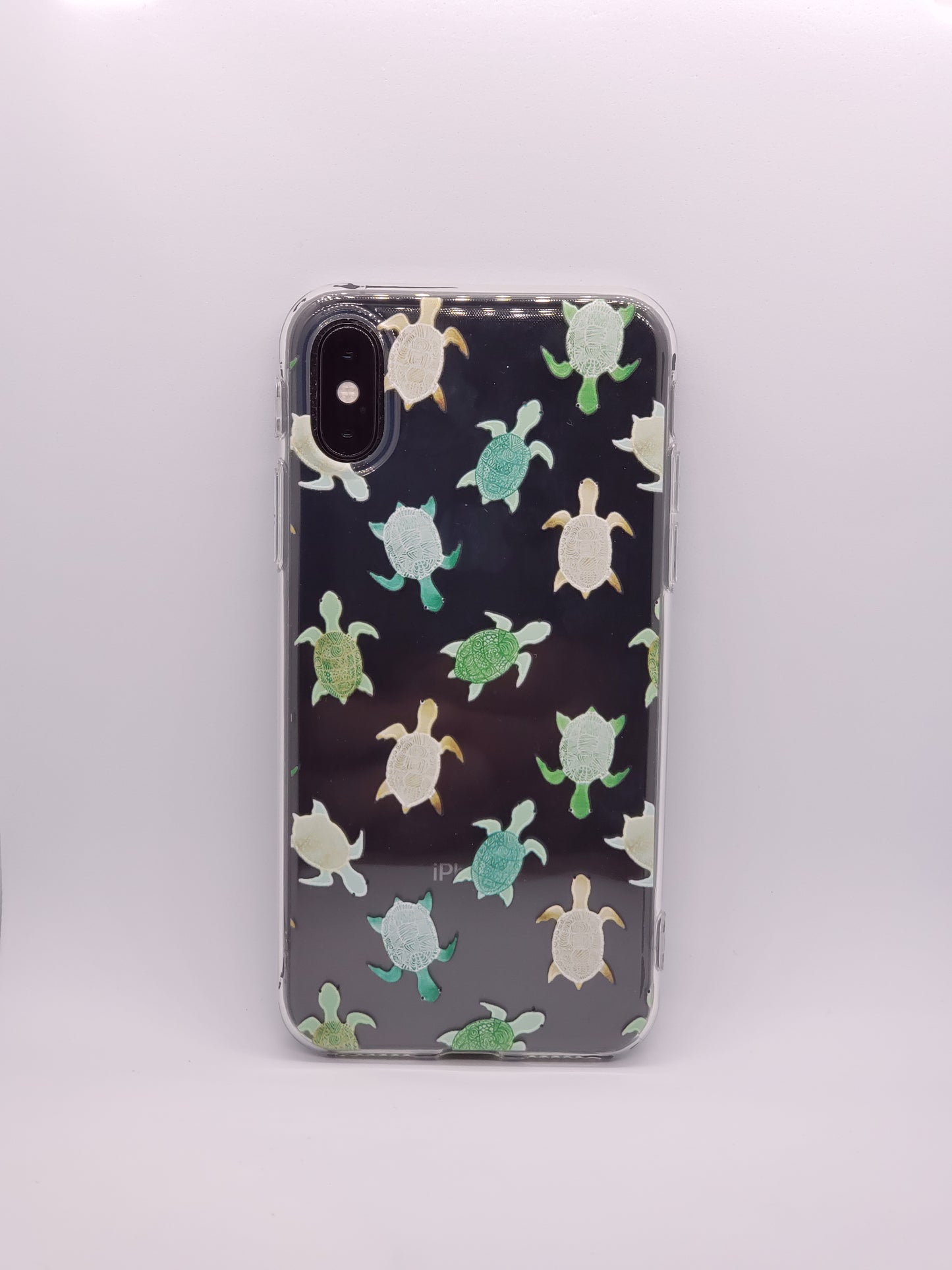Coque iPhone Transparente Tortues de Mer