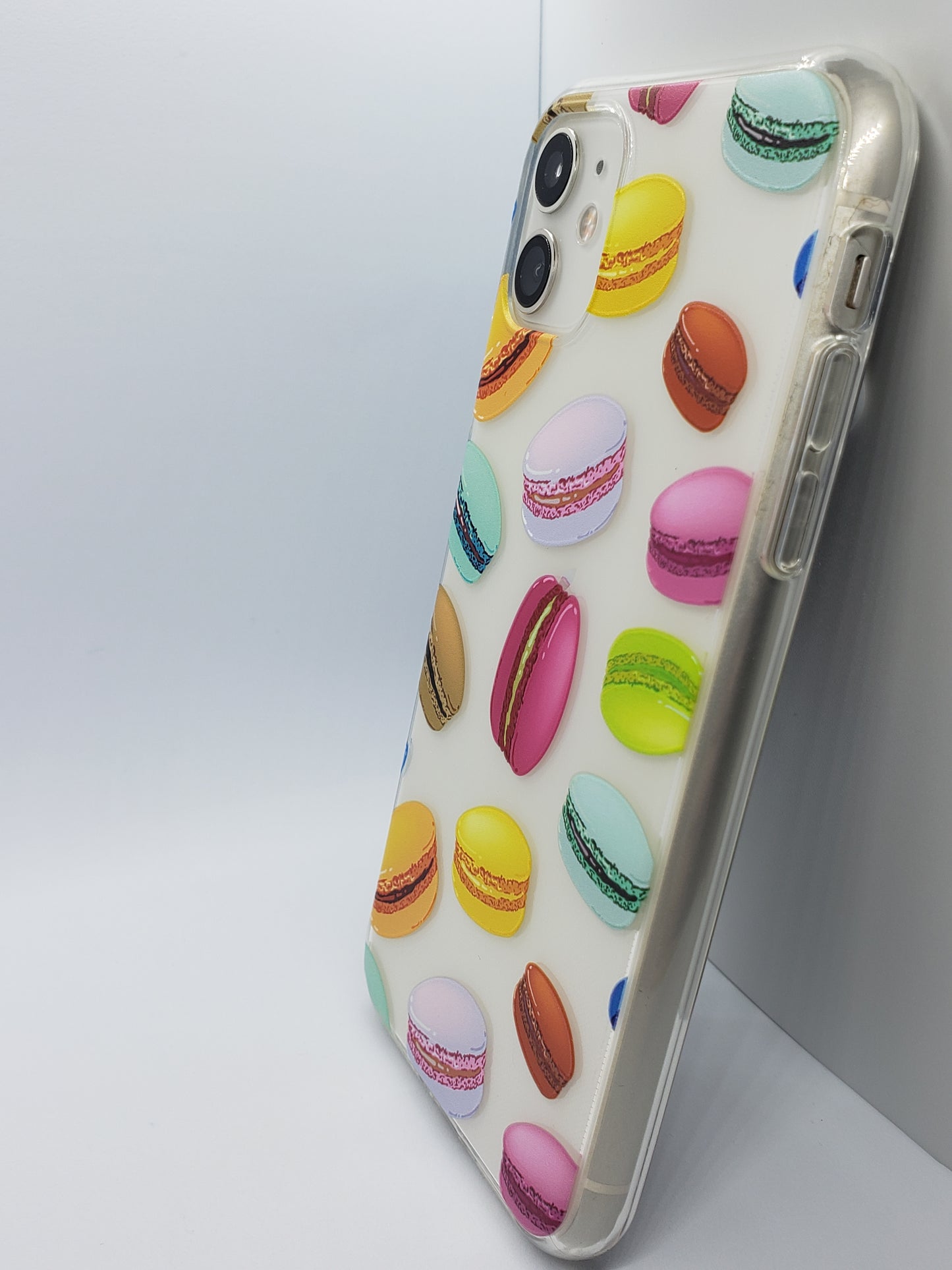 Coque iPhone transparente Macaron