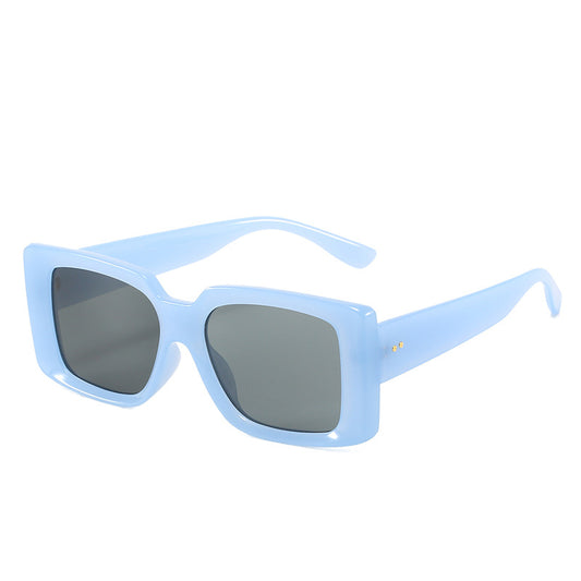 Retro Rectangular Sunglasses Vintage Chic Shades