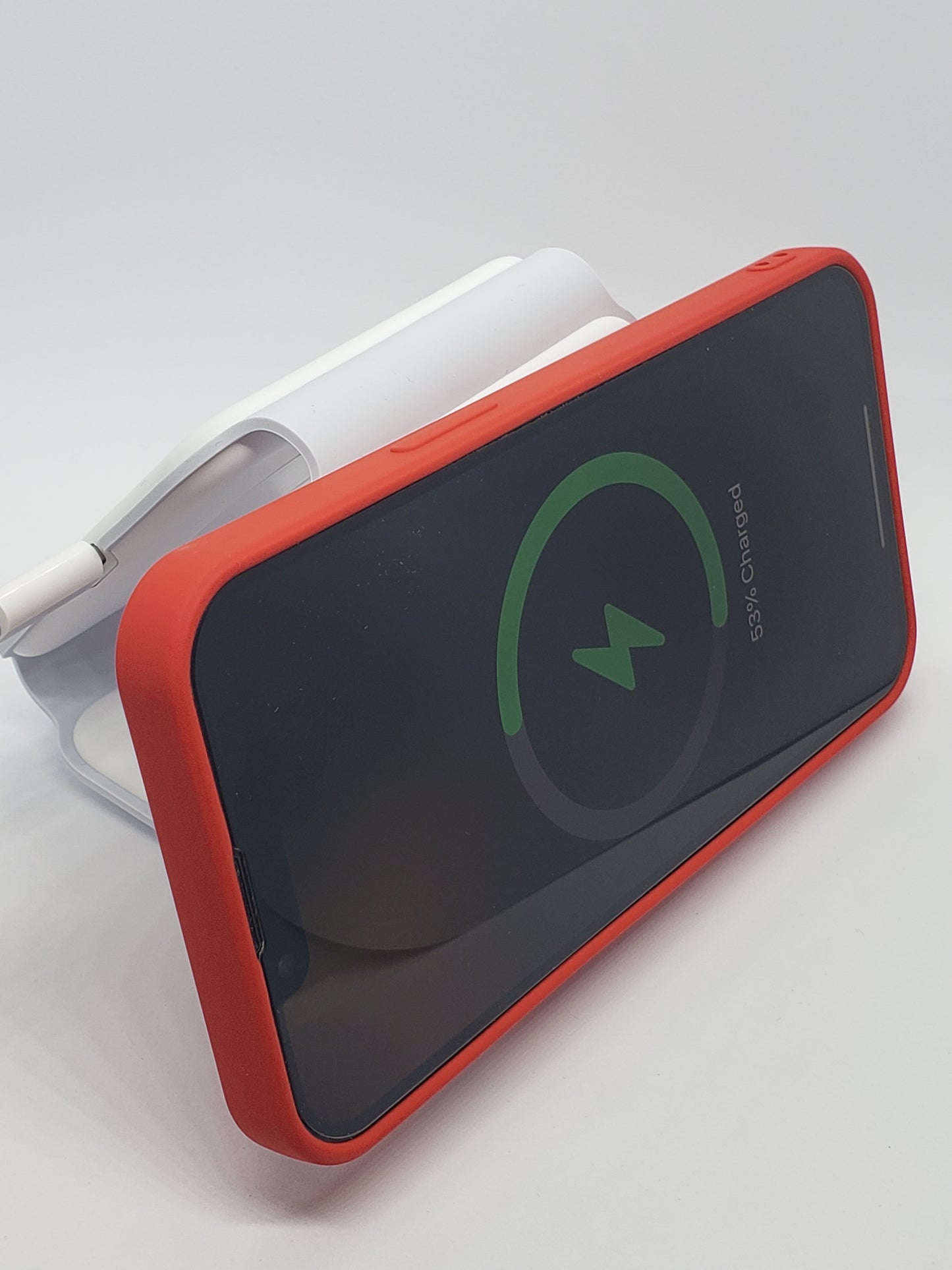 Coque magnétique en silicone, compatible Magsafe pour iPhone 13