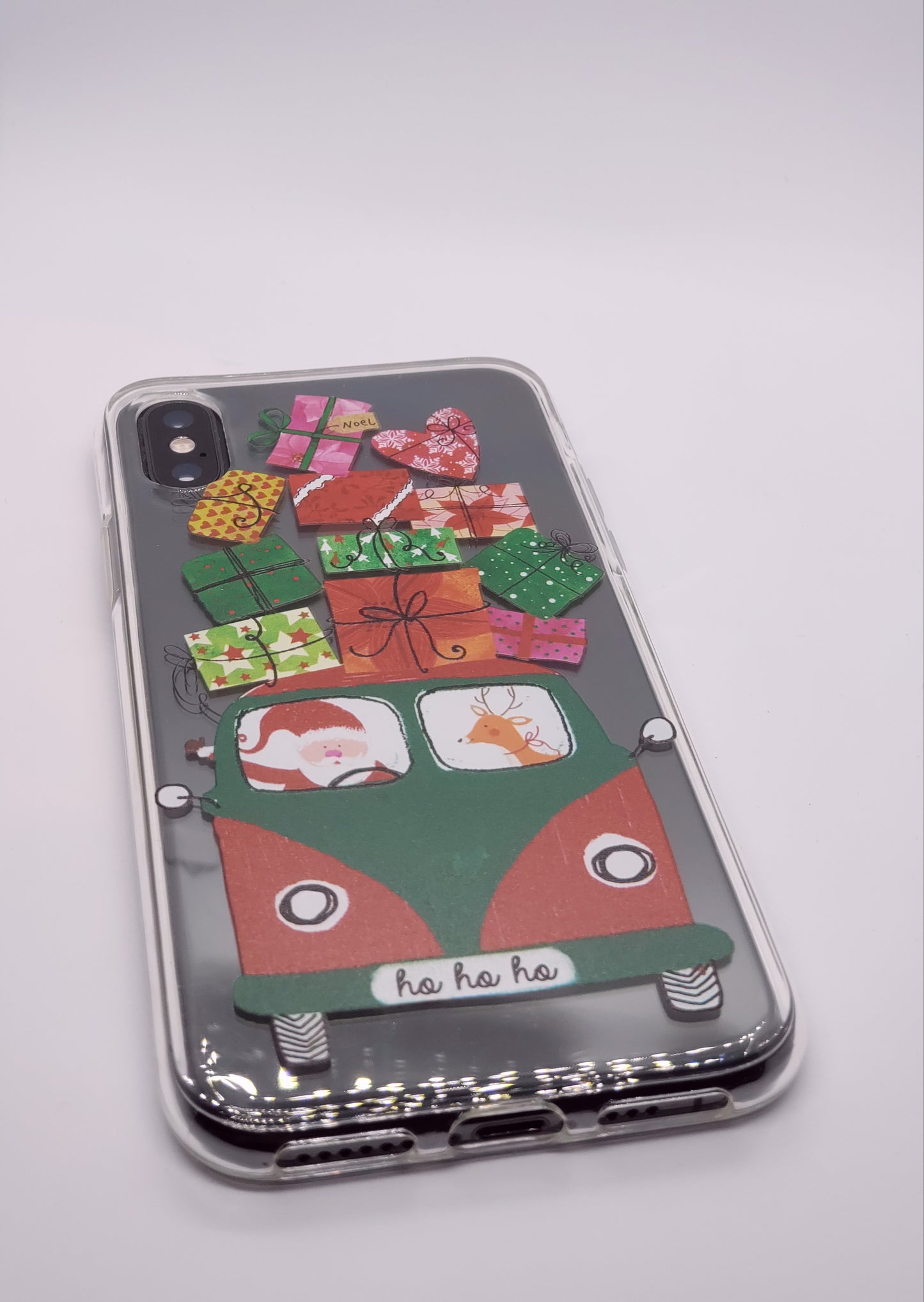 Cadeaux de Noël Transparent Clear iPhone Case