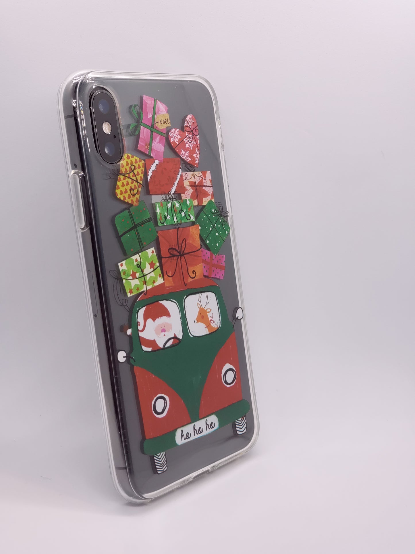 Cadeaux de Noël Transparent Clear iPhone Case