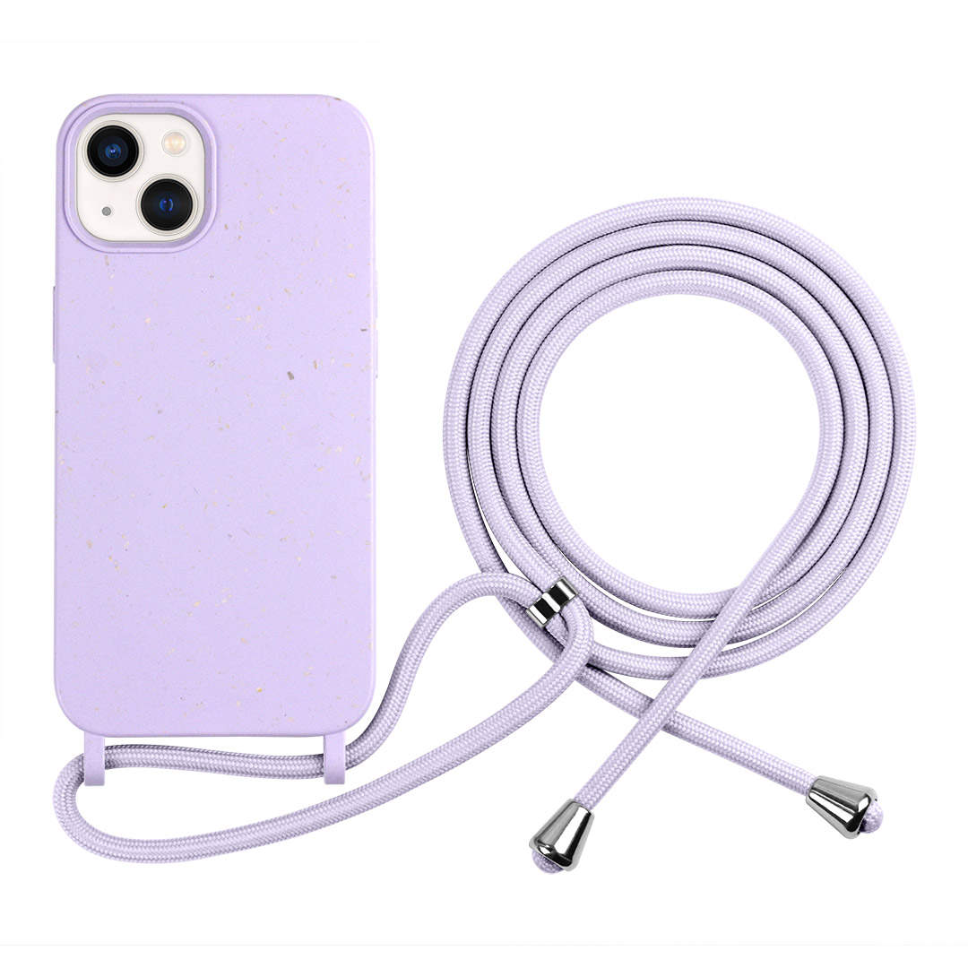 Biodegradable Compostable iPhone Case with Adjustable Lanyard