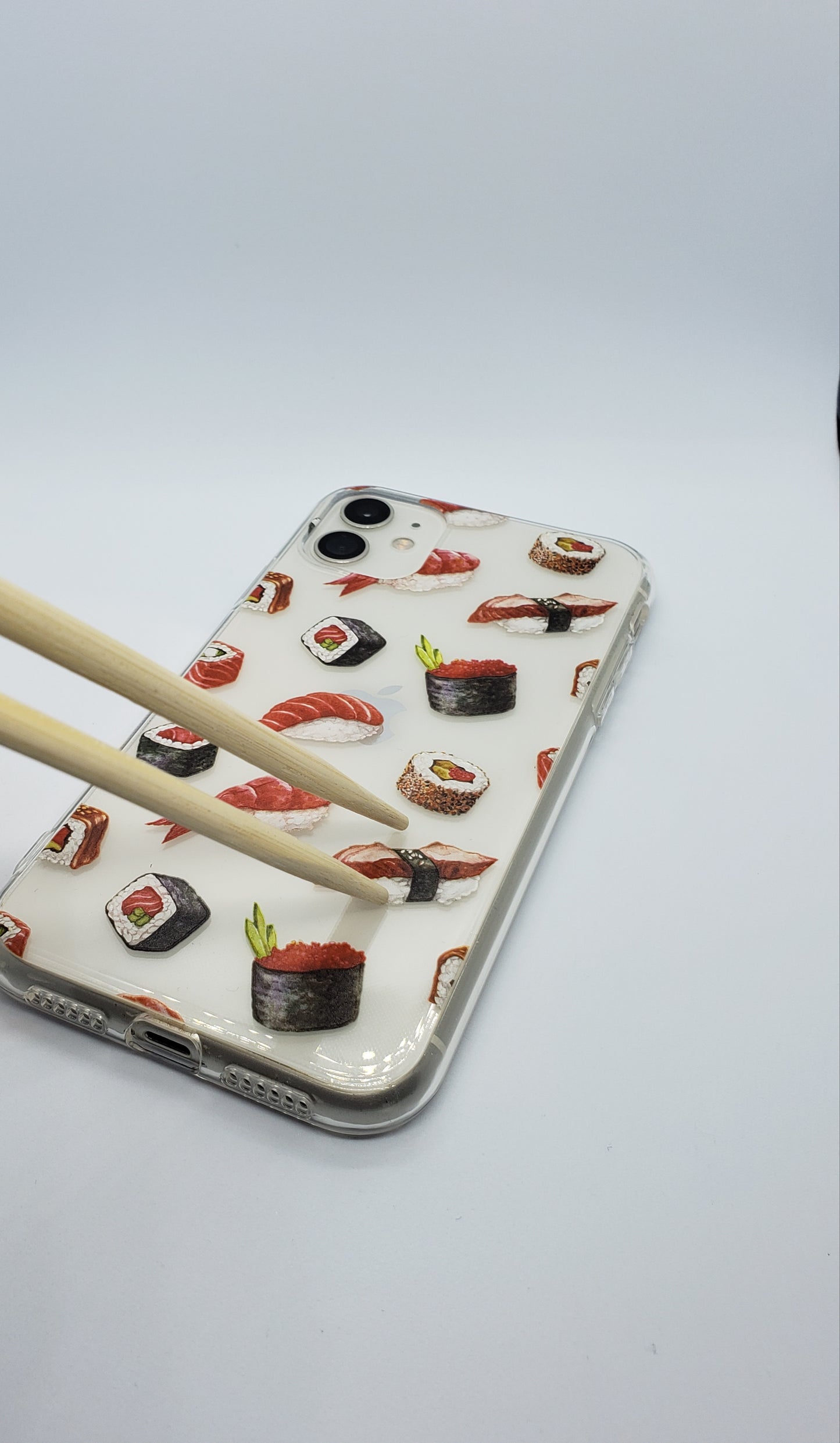 Vinilo o funda para iPhone Sushi transparente transparente